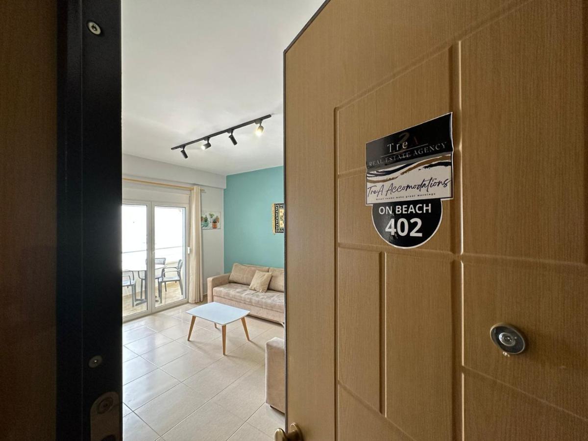 Trea Accomodations - On Private Beach With Sunbed & Umbrella Vlorë エクステリア 写真